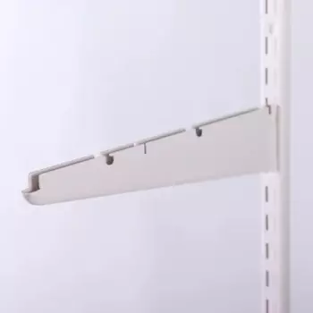 Кронштейн для полок Larvij 43.4 см нагрузка до 60 кг цвет магнолия