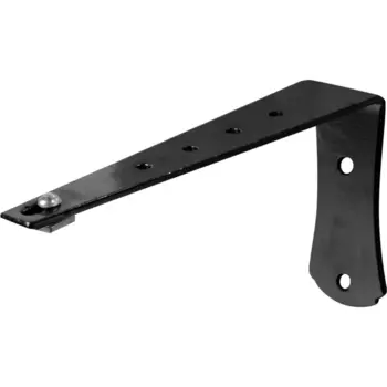 Кронштейн для шины Арт-декор Atlant 15 см сталь цвет черный