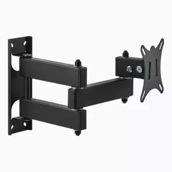 Кронштейн для ТВ настенный поворотный Le'ster LST-101.05 19.5x9 см цвет черный