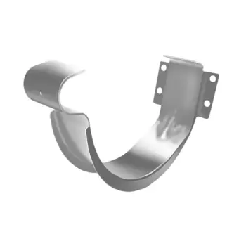 Кронштейн для желоба короткий GL PE 125 мм цвет сигнальный белый