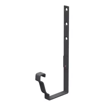 Кронштейн для желоба стальной 120 мм 86 мм цвет серый