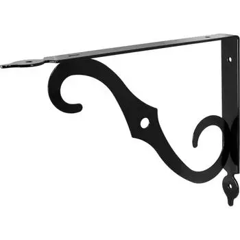 Кронштейн Флюгер 190x240x25 мм, цвет чёрный