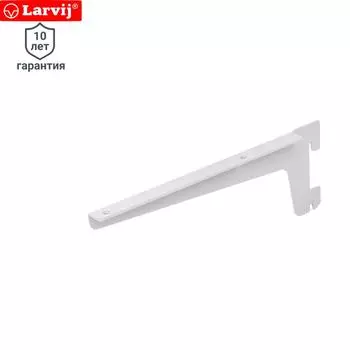 Кронштейн Г-образный Larvij 18 см цвет серебристый