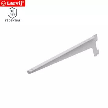 Кронштейн Г-образный Larvij 28 см цвет серебристый