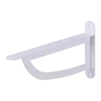 Кронштейн Larvij D-Wall 23x12 см сталь нагрузка до 50 кг цвет белый