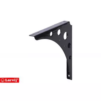 Кронштейн Larvij 25x25 см сталь нагрузка до 25 кг цвет чёрный