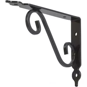 Кронштейн Мадрид 110х145 мм цвет чёрный