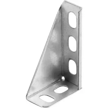 Кронштейн мебельный серый 100x30x2