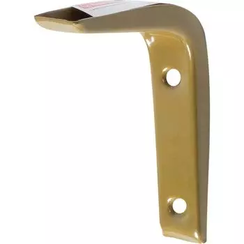 Кронштейн для полки Ренифорс 10x7.5 см нагрузка до 15 кг металл цвет золото