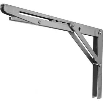 Кронштейн складной 30х20 см цвет цинк
