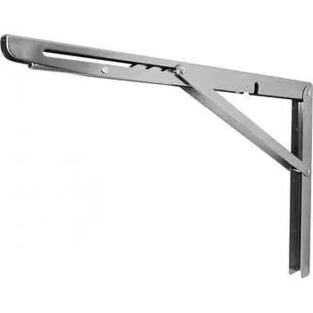 Кронштейн складной 40х27 см цвет цинк