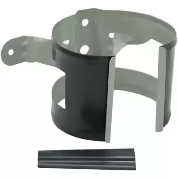 Кронштейн трубы на дерево стальной Optima 90 мм RAL7024 серый