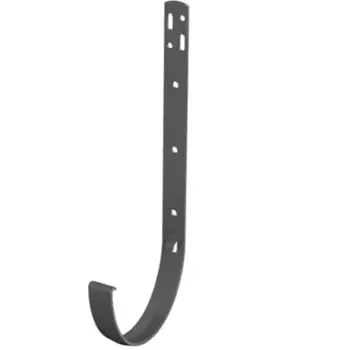 Кронштейн желоба металлический Технониколь Оптима 12.8 мм 120 мм цвет серый