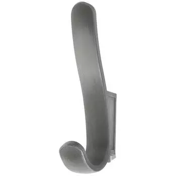 Крючок 114 максимальная нагрузка 25 кг пластик цвет серебро состаренное