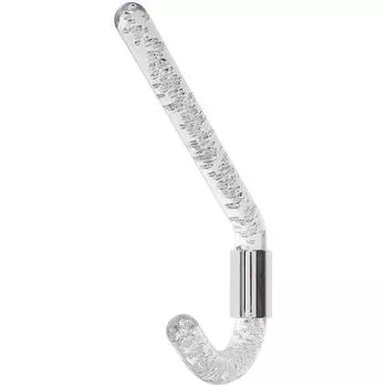 Крючок большой Elikor 112/113, цвет прозрачный/серебро