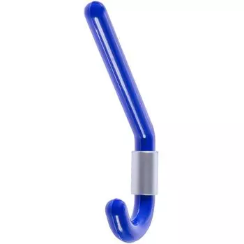 Крючок большой пластик, цвет синий