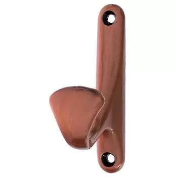 Крючок максимальная нагрузка 10 кг 90 мм сталь крепление на саморезы цвет античная медь