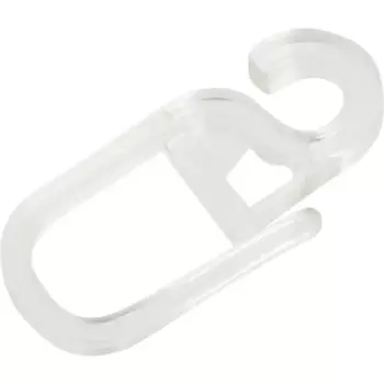 Крючок для кольца Inspire 2 см цвет белый 20 шт