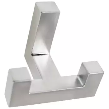 Крючок Г-образный Con 20x42 мм сталь цвет хром матовый