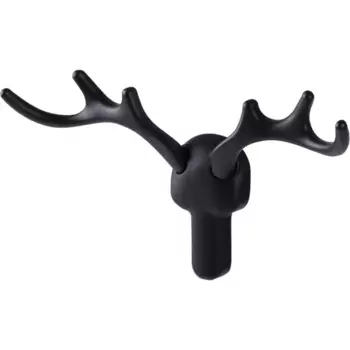 Крючок Larvij Олень цинковый цвет черный