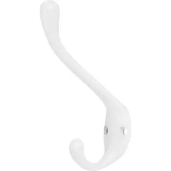 Крючок мебельный 2.9x12.7x9.2 см цвет белый