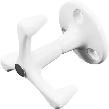 Крючок мебельный 4x5.3x4.8 см цвет матовый белый