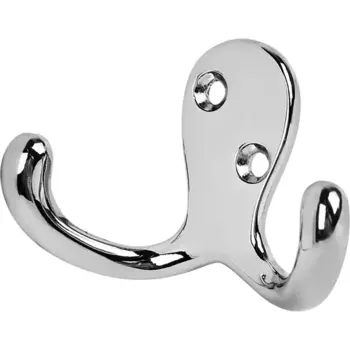 Крючок мебельный 7.1x4.8x2.8 см цвет хром