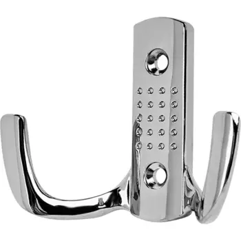 Крючок мебельный 7.7x5.8x2.8 см цвет хром