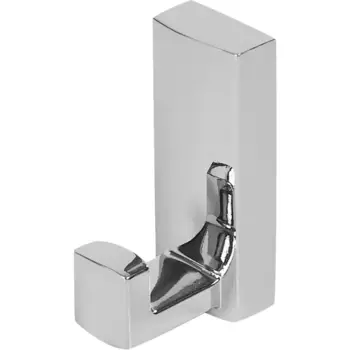 Крючок мебельный R19, 20x50 мм, хром