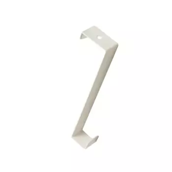 Крючок на дверь Basic 2.5x18x7.2 см сталь цвет белый нагрузка до 15 кг