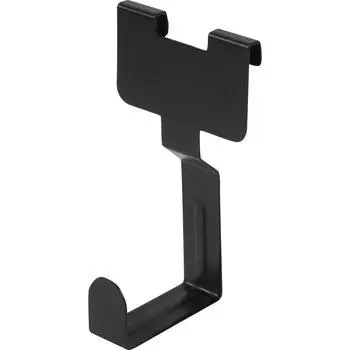 Крючок одинарный Lund для рейлинга цвет чёрный