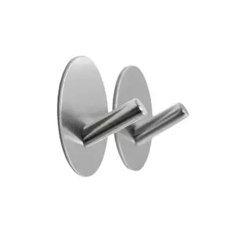 Крючок самоклеящийся Bath Plus KM018 металлический цвет хром 2 шт.