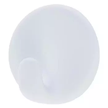 Крючок самоклеящийся белый