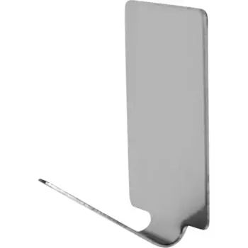 Крючок самоклеящийся квадратный нержавеющий 2 шт.