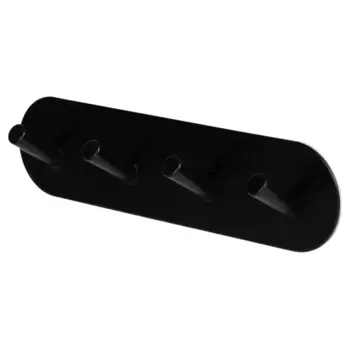 Крючок самоклеящийся Vidage Алис металлический четверной цвет черный