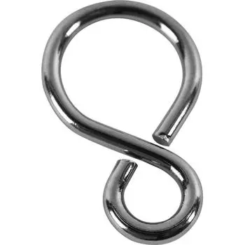 Крючок Standers 2x5.5-12 мм, цвет хромированная латунь