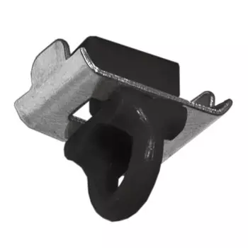 Крючок-зажим для карниза Kreaforta Pro 1 см цвет черный 4 шт.