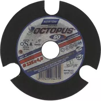 Круг зачистной Norton P60, 125x4 мм