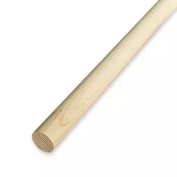 Круглый погонаж деревянный сращенный 20x1000 мм хвоя Экстра
