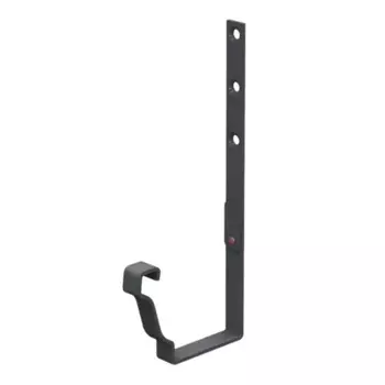 Крюк для желоба стальной 120 мм 86 мм цвет серый