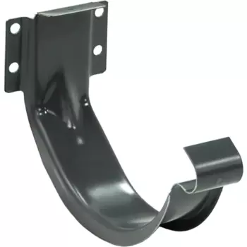 Крюк короткий стальной Optima 125 мм RAL7024 серый