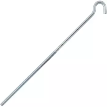 Крюк-полукольцо 8x300 мм, сталь оцинкованная