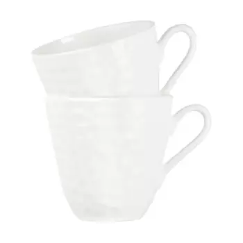 Кружка 300 мл Marbella фарфор цвет белый 2 шт