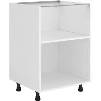 Кухонный шкаф напольный 60x77x56 см Konsensa ЛДСП цвет белый