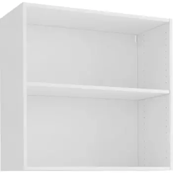 Кухонный шкаф навесной 80x77x35 см Konsensa ЛДСП цвет белый