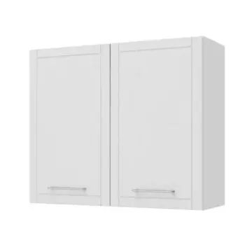 Кухонный шкаф навесной Агидель 80x67.6x29 см МДФ цвет белый