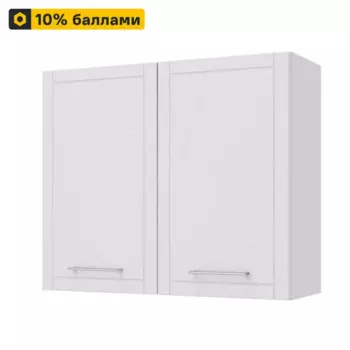 Кухонный шкаф навесной Агидель 80x67.6x29 см МДФ цвет белый