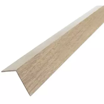 Профиль L-образный алюминий 30x30x1.2x2700 мм дуб беленый