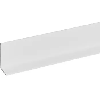 Профиль L-образный алюминий окрашенный 20x10x1.2x1000 мм белый