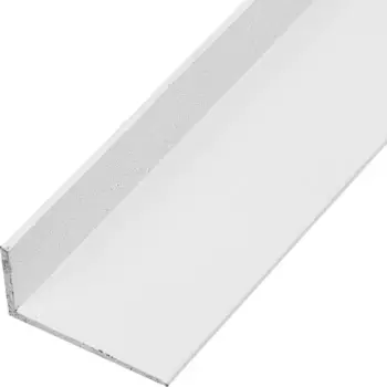 Профиль L-образный алюминий окрашенный 40x20x2x2700 мм белый